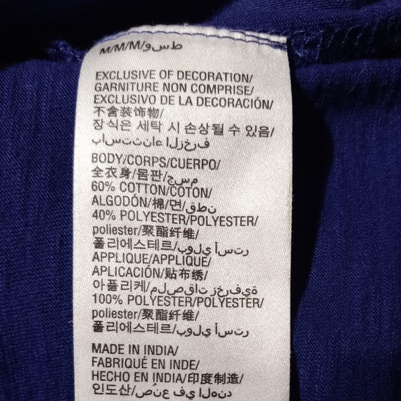 Style & Co EUC Purple Lacy Long Sleeve Soft Top, Women's Size Medium - Picture 6 of 8